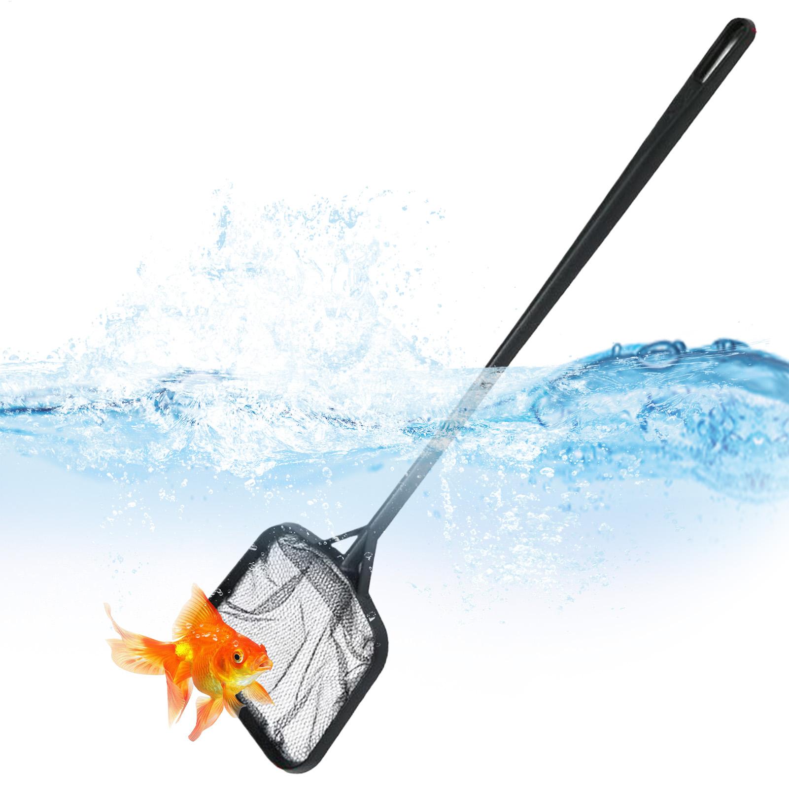 Marine Aquarium - プールネット 清掃用 ポータブルプールストレーナーネット 噴水清掃アクセサリー 水槽用ゴミ除去ツール 魚タンク用