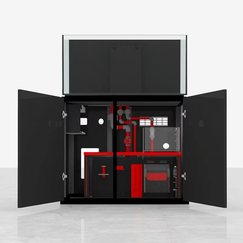 Marine Aquarium Cube - マジックキューブ M/MGシリーズ モダンマリンテーマ水槽 長方形底面ガラス水槽 海水魚リーフ水槽