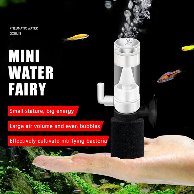 Reef Tank Filter - ♬ 空気駆動式水槽スポンジフィルター、超静音動作と効率的な生物学的ろ過機能搭載、小型ベタ、エビ、魚水槽に最適