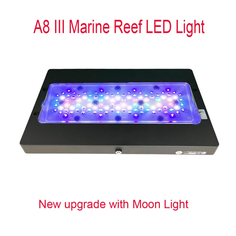 Reef Lighting - A8 III ムーンライト パワフルマリンリーフアクアリウムライト プログラマブル調光器付き 2ft