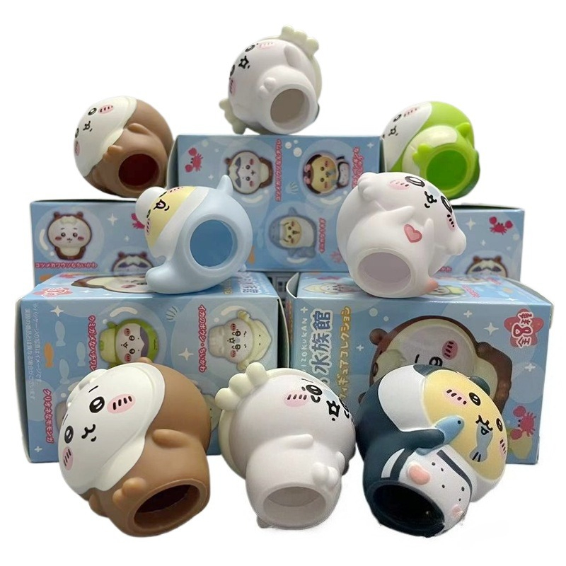 8個入り/箱 カワイイちいかわ水槽ブラインドボックスフィギュ - Marine Aquarium のレビューと価格