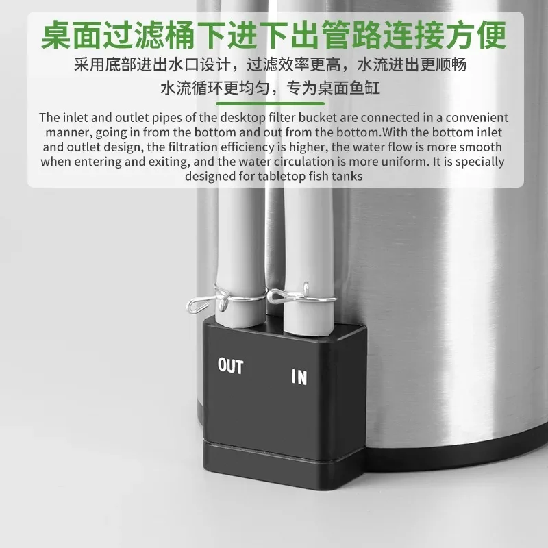 静音デスクトップ水槽フィルター、内蔵ウォーターポンプ付き、U - Reef Tank Filter のレビューと価格