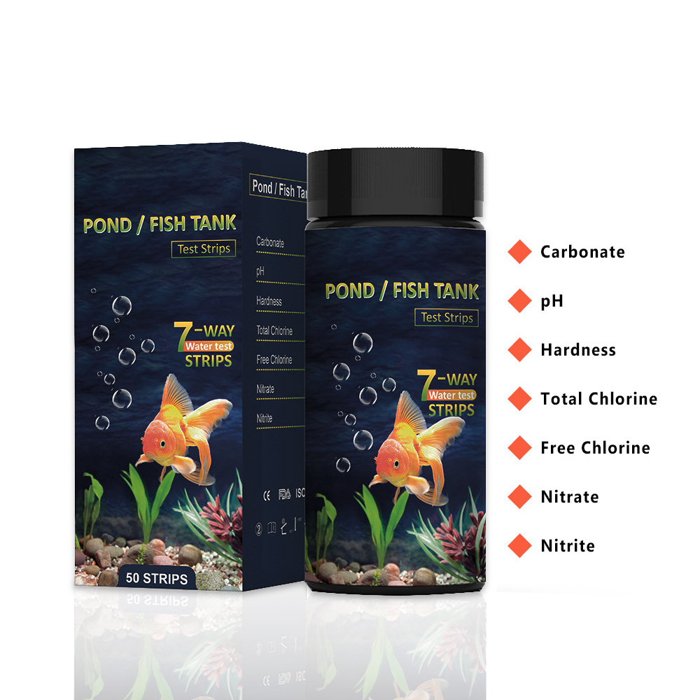 7 in 1 水族館テストストリップ、50 ストリップ水槽水 - Saltwater Tank のレビューと価格