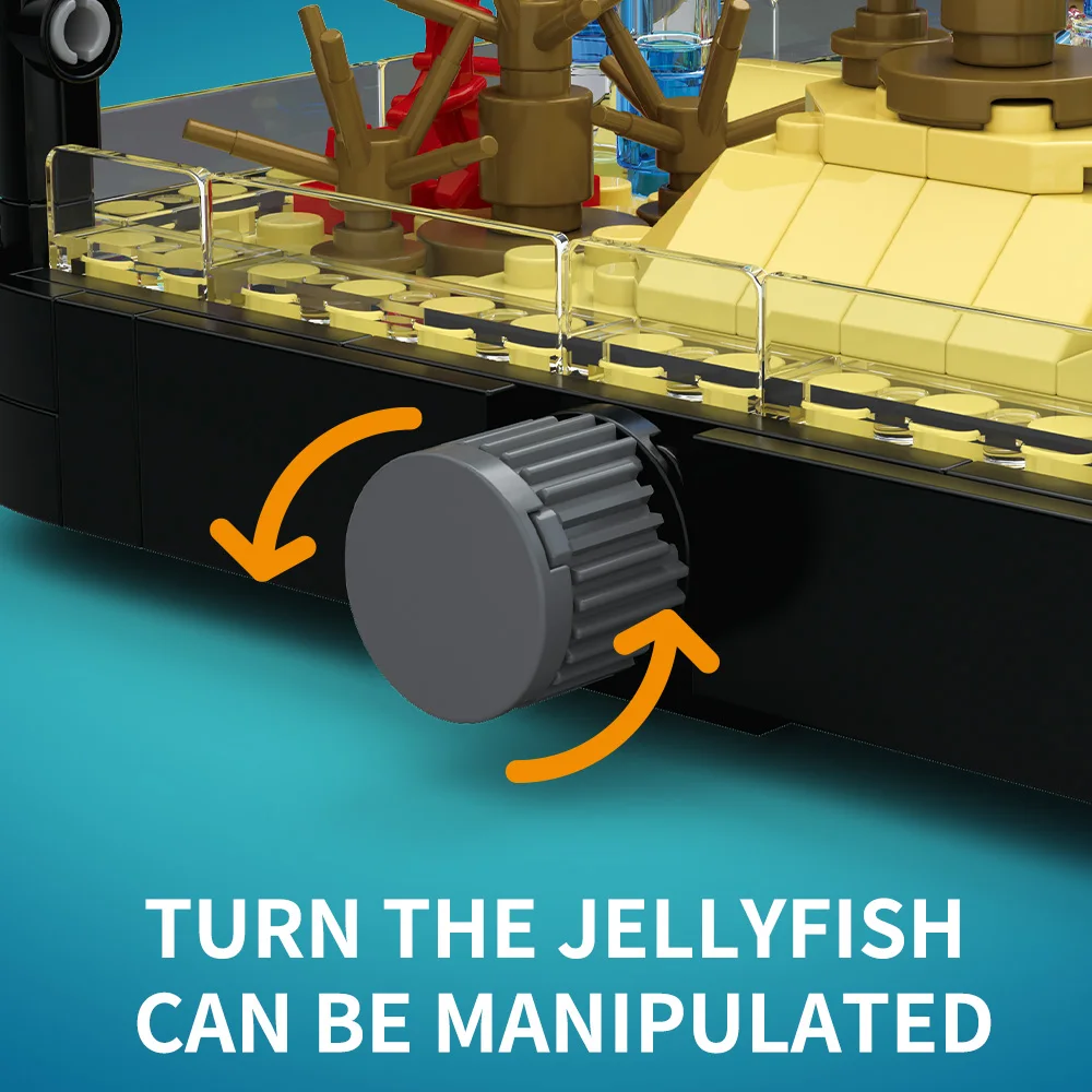 ライト付き水槽ビルディングブロックセット、水槽、海洋カメ、1 - Marine Fish Tank のレビューと価格