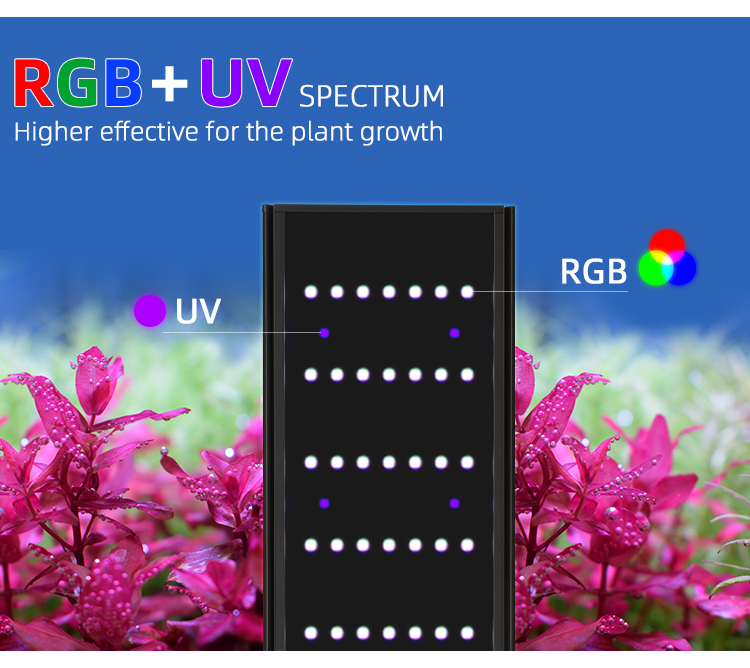 水族館に植えられたLEDライト,1シリーズ,調光器とタイマー - Reef Lighting のレビューと価格