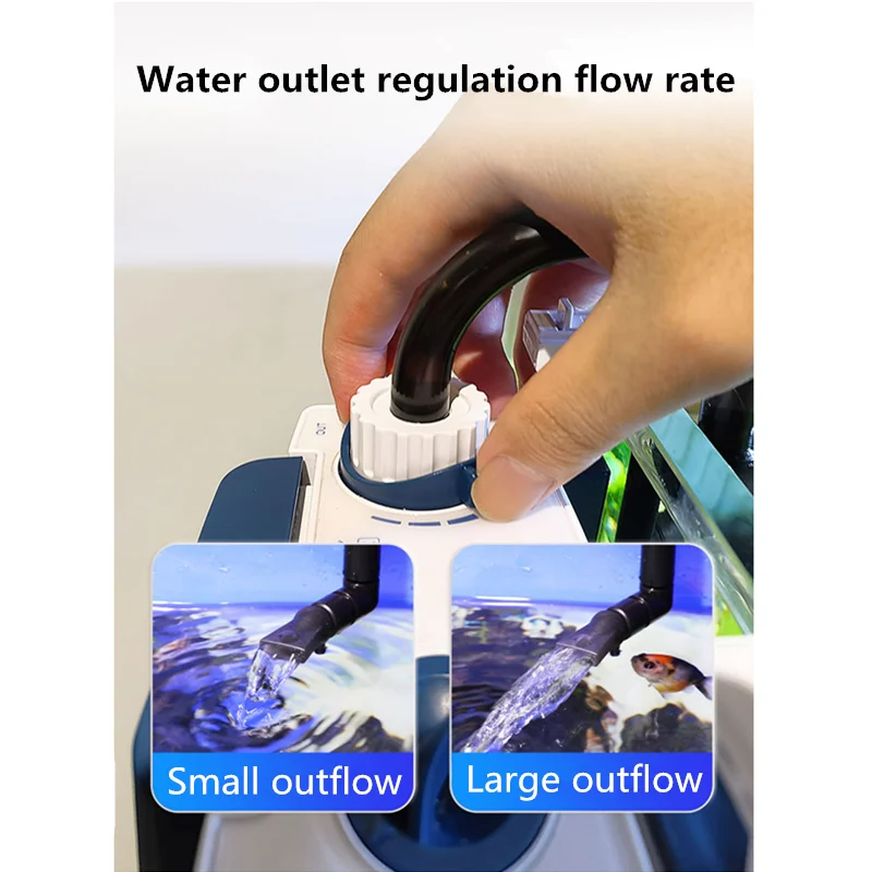 SUNSUN 新型水槽用フィルター YBF-500。酸素供給 - Reef Tank Filter のレビューと価格
