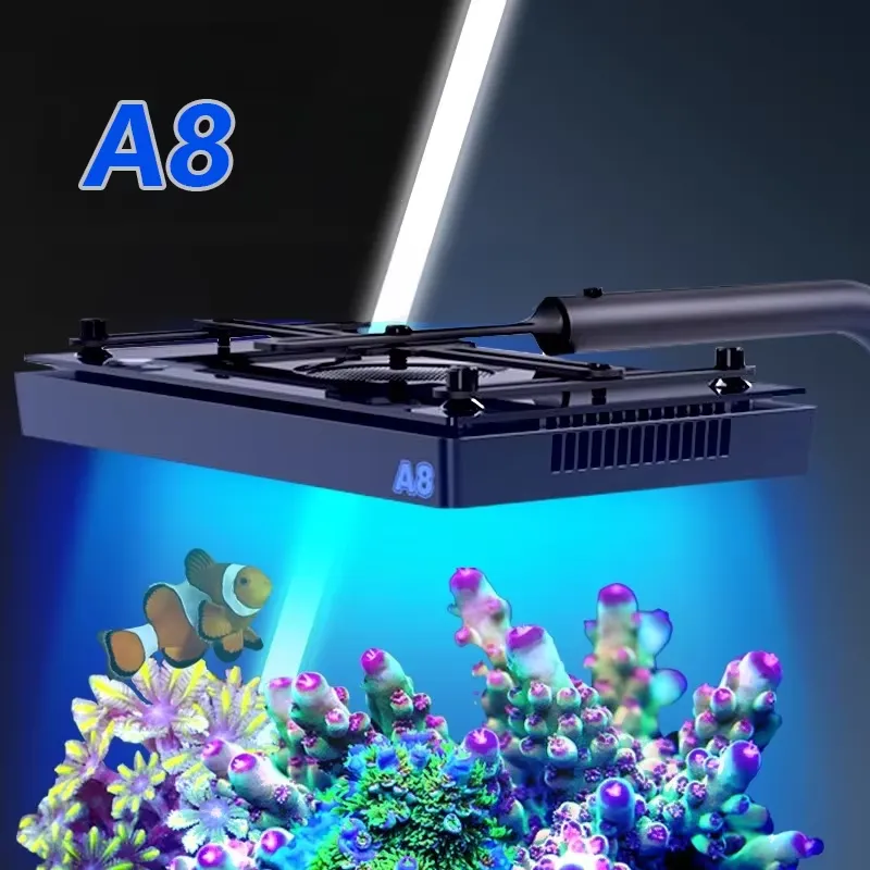 A8SE II Max Blue 240W WiFiアプリ制 - Marine Fish Tank のレビューと価格