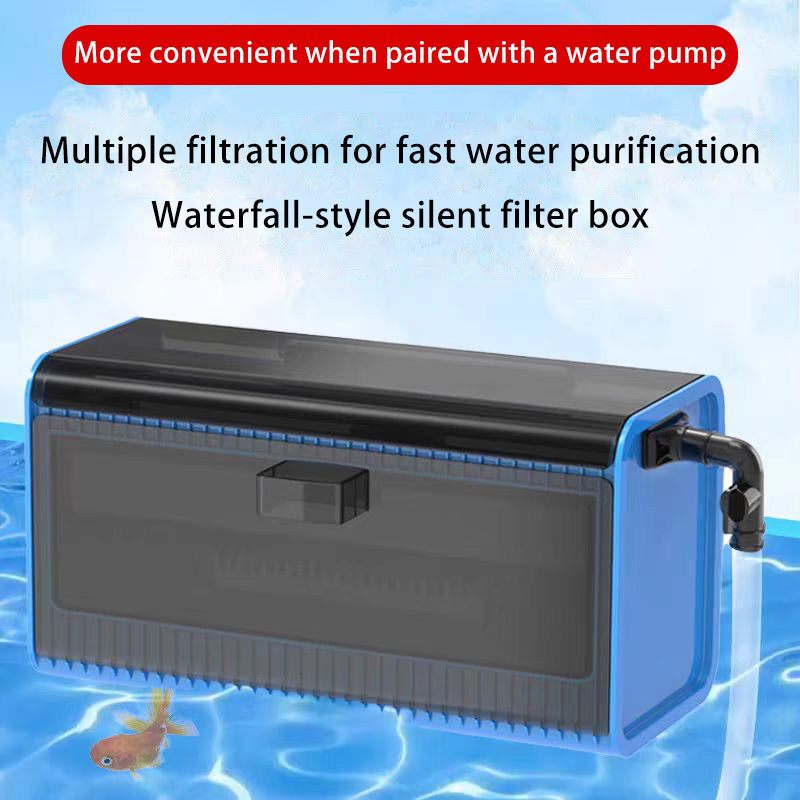 水槽フィルターボックス無料水フィルター小型ドリップ壁掛けフィ - Reef Tank Filter のレビューと価格