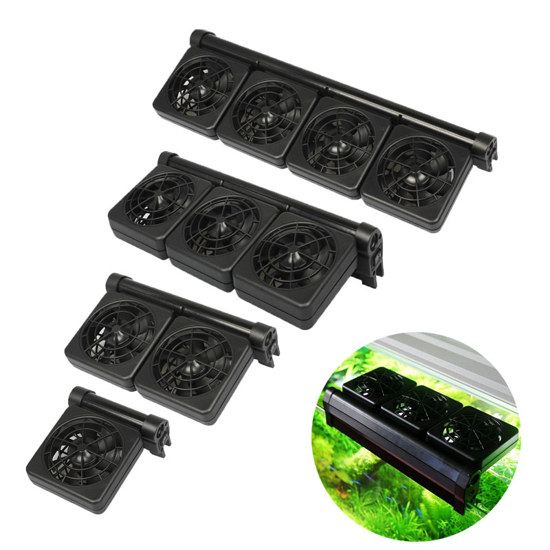 1/2/3/4台の水槽ファンチラー、水温制御機能付き魚タンク - Saltwater Tank のレビューと価格
